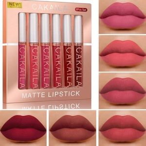 6 Pc Neutral Matte Lipstick Set